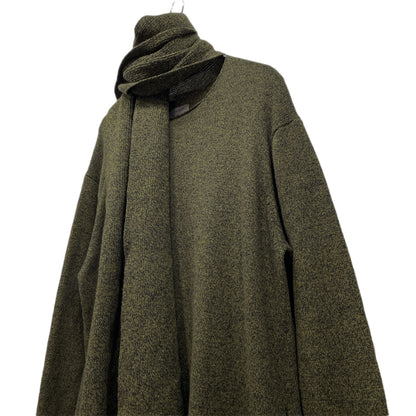 Yohji Yamamoto 96AW Stole Docking Long Wool Knit Size M