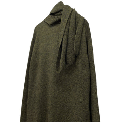 Yohji Yamamoto 96AW Stole Docking Long Wool Knit Size M