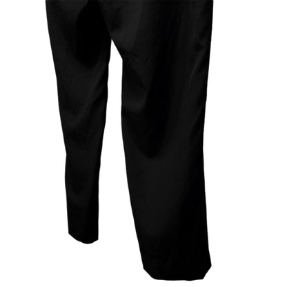 Yohji Yamamoto Wool Gabardine Side Tape Tapered Pants Size 2
