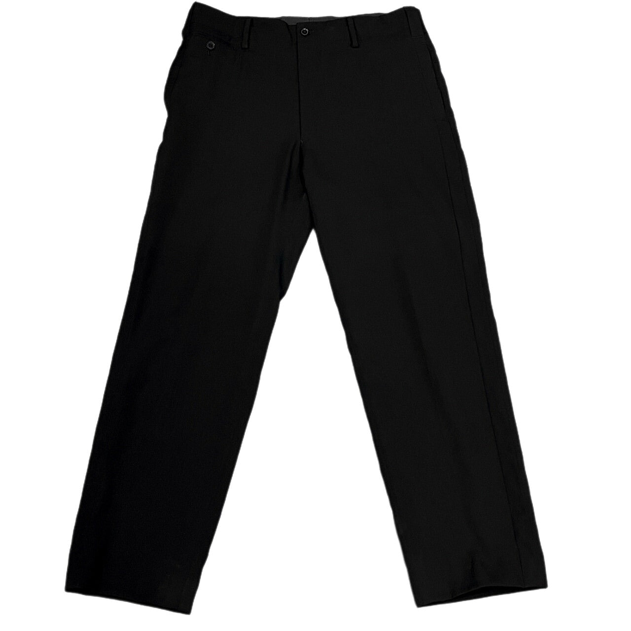 Yohji Yamamoto Wool Gabardine Side Tape Tapered Pants Size 2