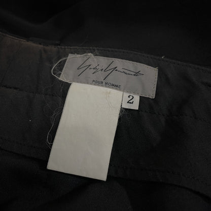 Yohji Yamamoto Wool Gabardine Side Tape Tapered Pants Size 2