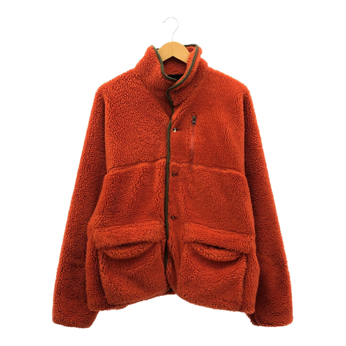 Simply complicated Orange Fleece Jacket Made in Japan Size 1