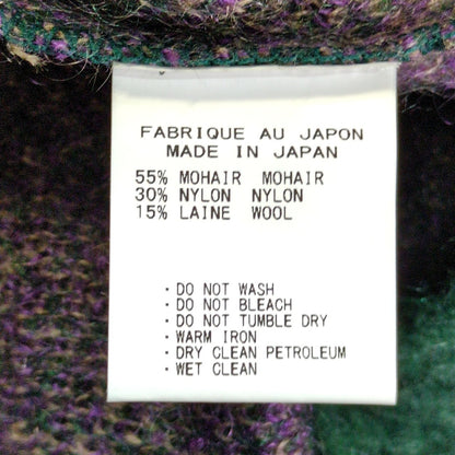 mando 22AW Argyle Mohair Blend Wool Cardigan Size 3