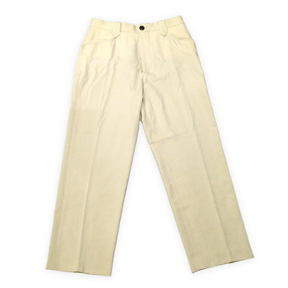 unfil Wool Gabardine Western Pants Beige Size 4