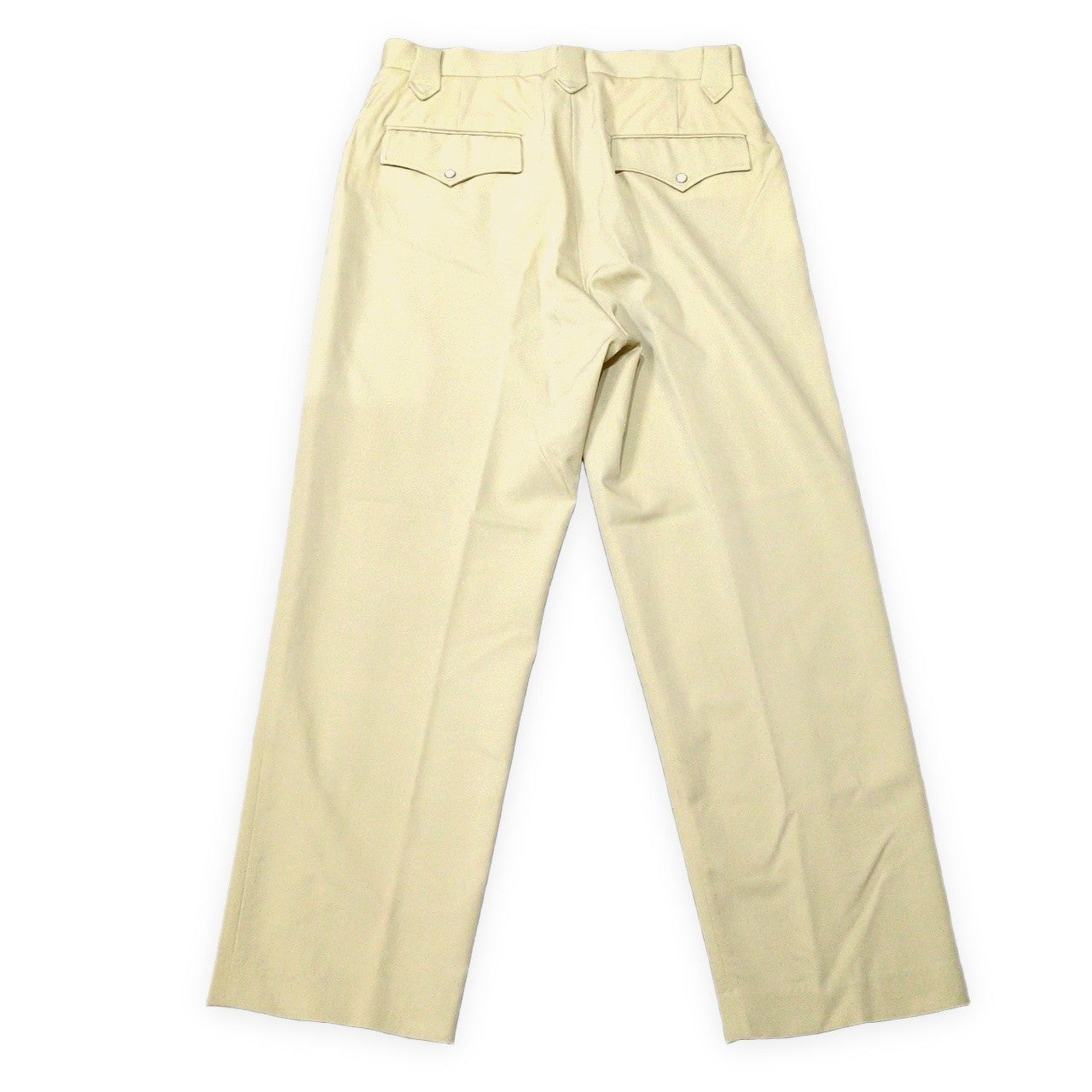 unfil Wool Gabardine Western Pants Beige Size 4