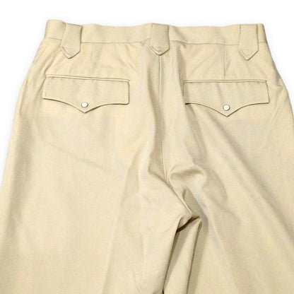 unfil Wool Gabardine Western Pants Beige Size 4