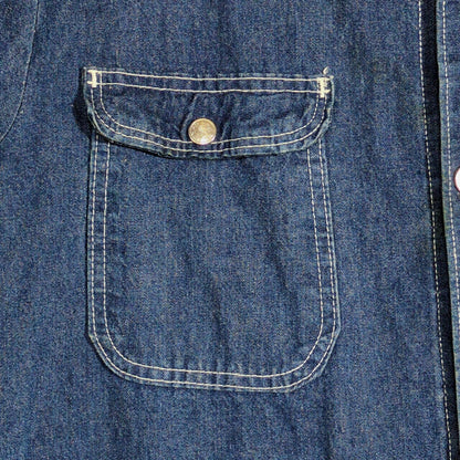 STUSSY 90s Vintage Pointer Denim Coverall Jacket Size 48