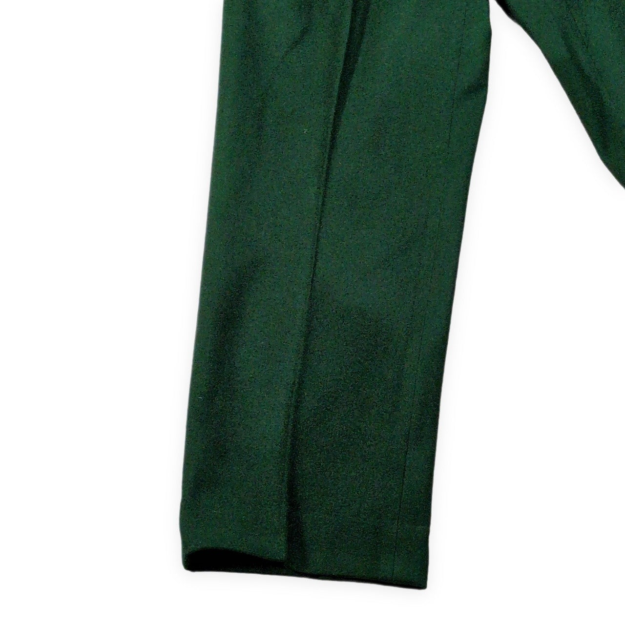 NEAT Hainsworth Melton Wool Two-Tuck Slacks Green Size 46