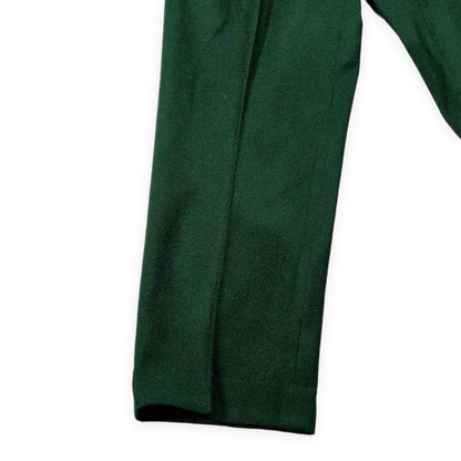 NEAT Hainsworth Melton Wool Two-Tuck Slacks Green Size 46