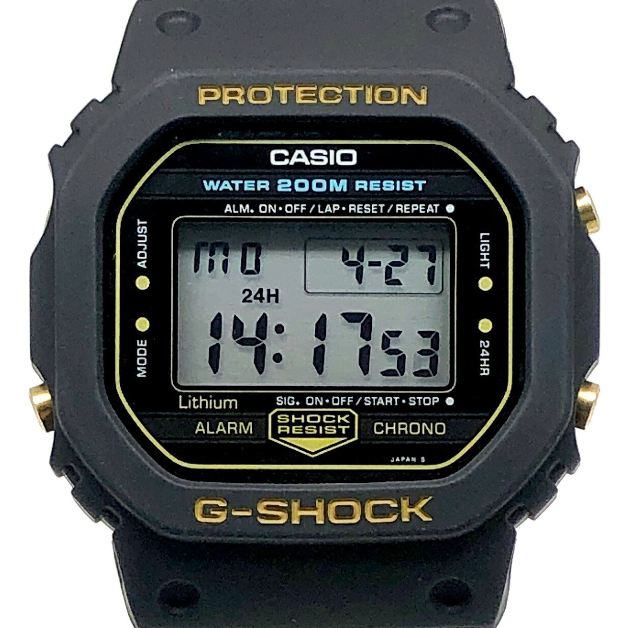 G-SHOCK 80s Vintage DW-5200C-9 Gold Watch Size ONE SIZE