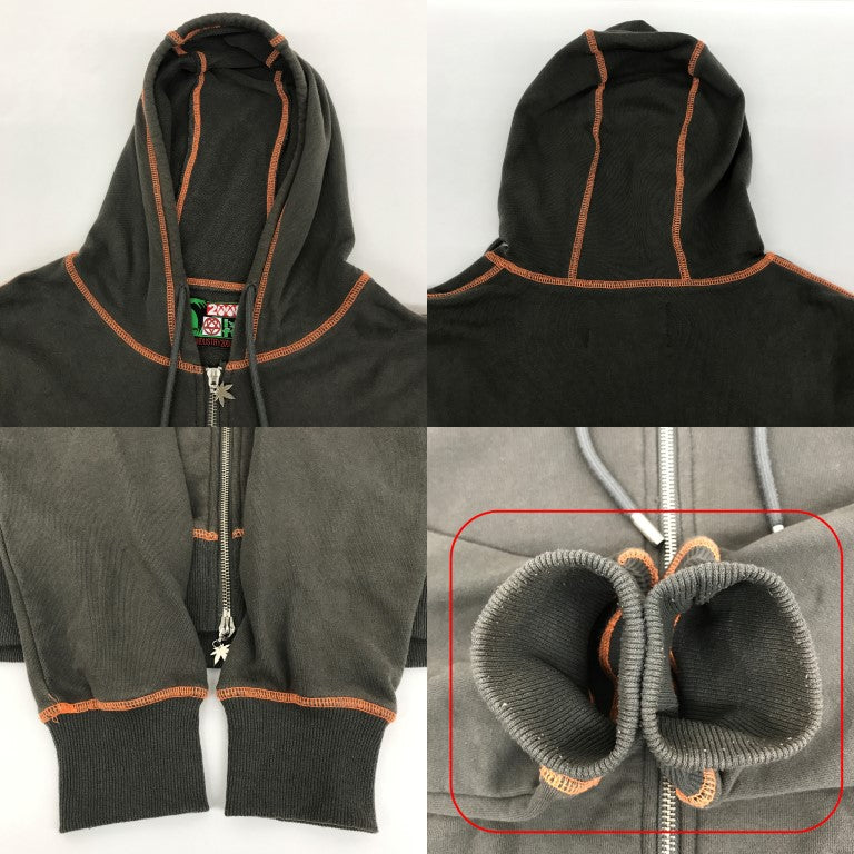 fuckthisindustry Prov Zip Hoodie Brown Size M