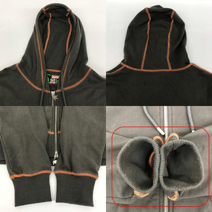 fuckthisindustry Prov Zip Hoodie Brown Size M