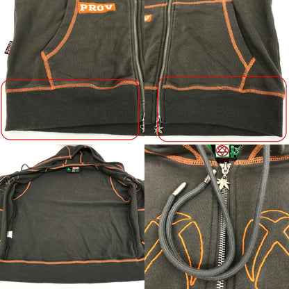 fuckthisindustry Prov Zip Hoodie Brown Size M