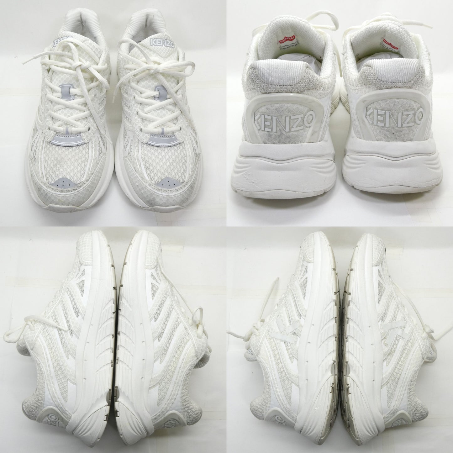 KENZO Pace Low Top White Sneakers