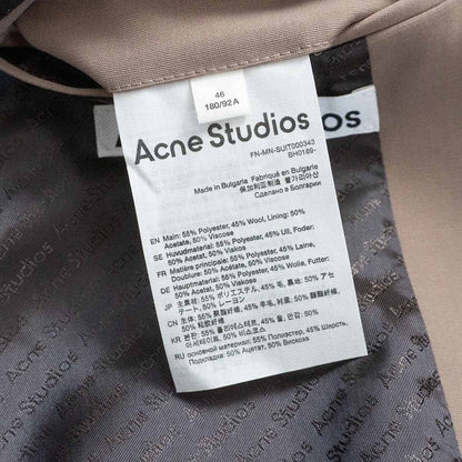 Acne Studios Double-Breasted Suit Jacket Size S
