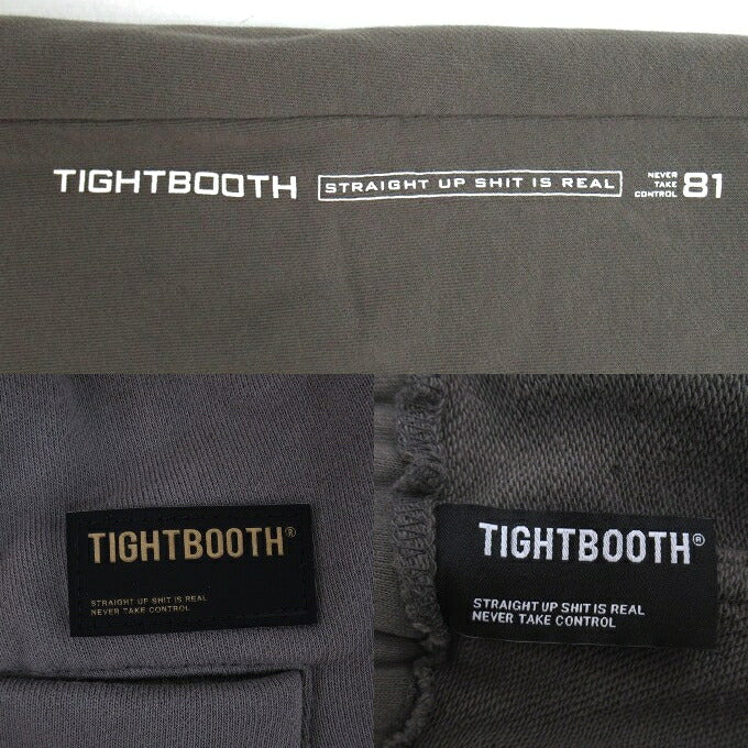 TIGHTBOOTH Pyramid Sweatshirt Balloon Style Gray Size L
