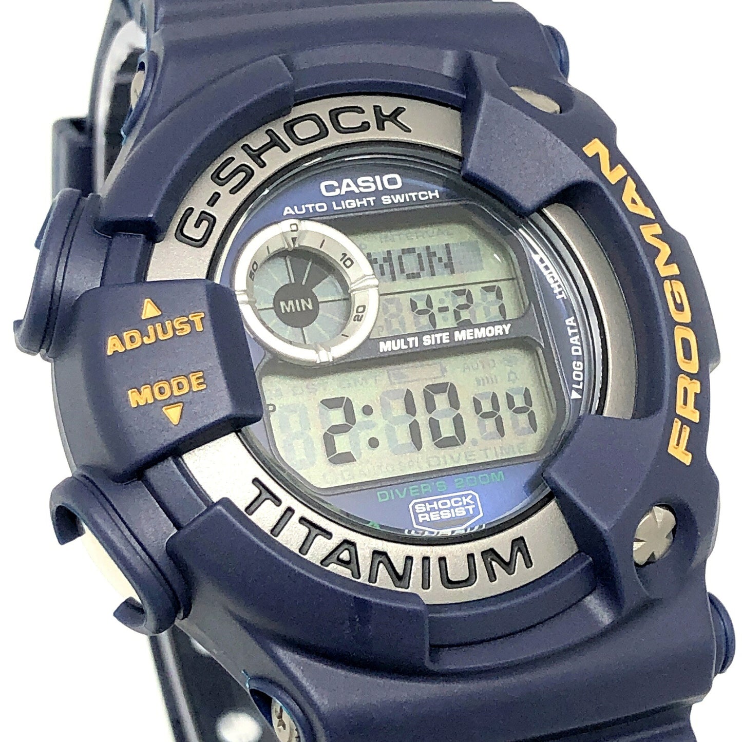 G-SHOCK FROGMAN Mad Dog Expeditions Navy Watch Size ONE SIZE