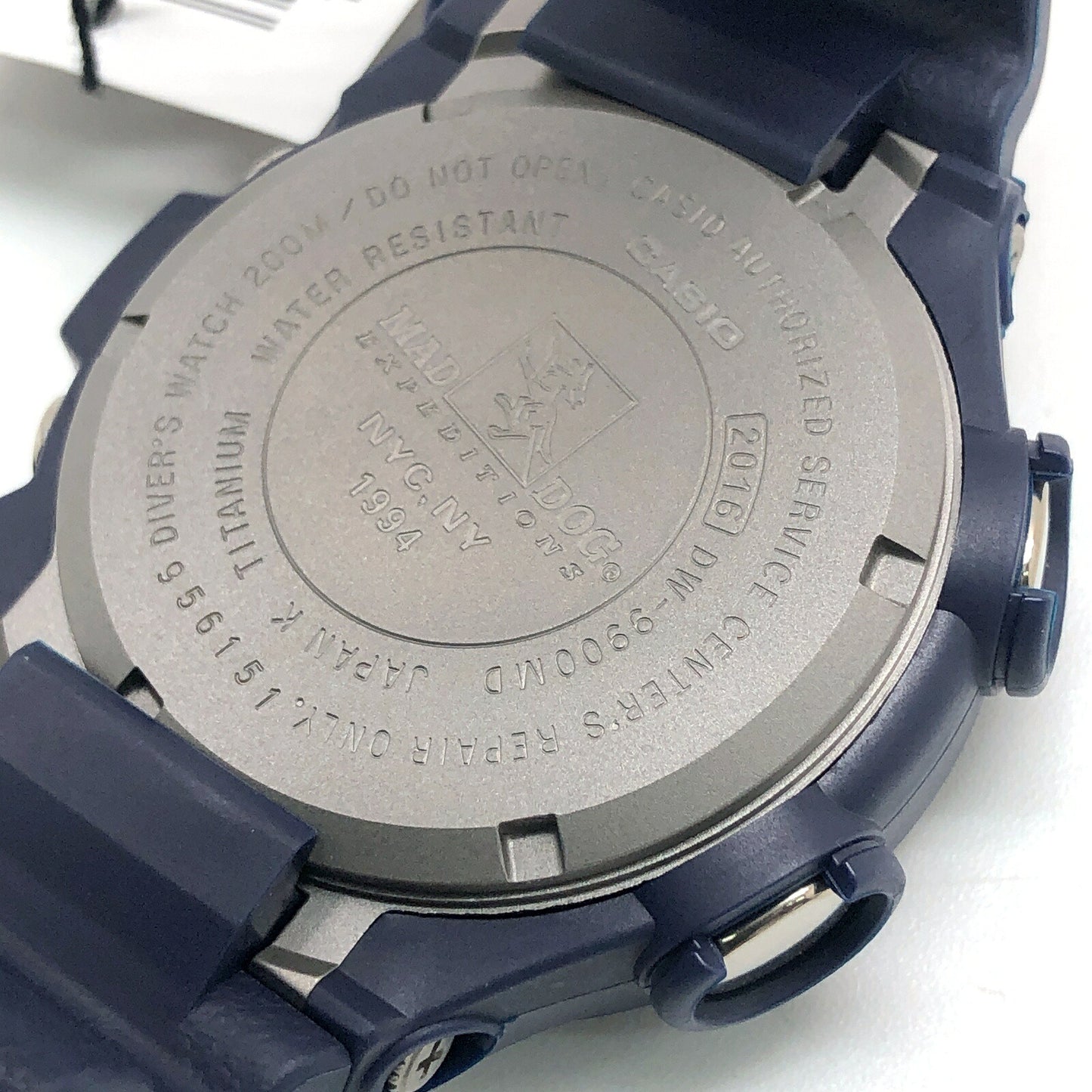 G-SHOCK FROGMAN Mad Dog Expeditions Navy Watch Size ONE SIZE