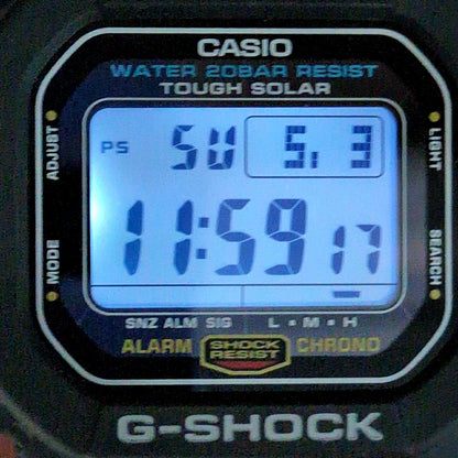G-SHOCK G-5600UE-1 Tough Solar LED Watch Size ONE SIZE