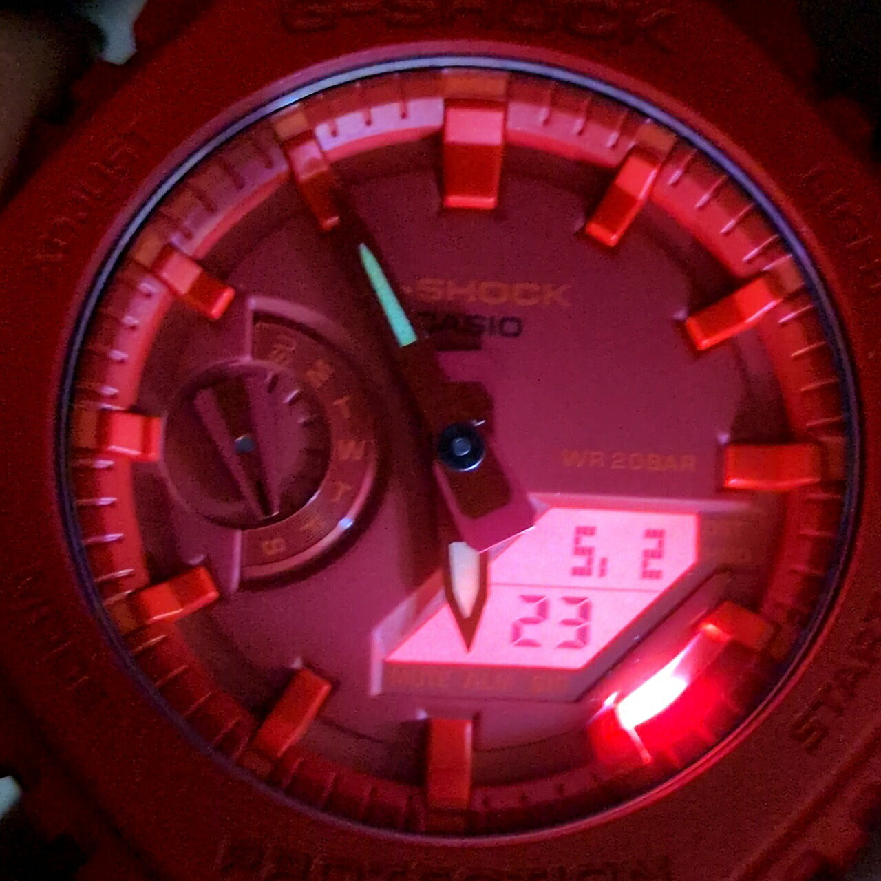 G-SHOCK CasiOak GA-2100-4A Red Out Watch Size ONE SIZE