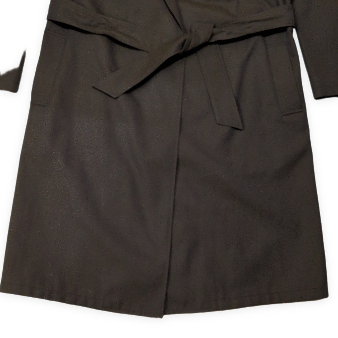 CARUSO per TOMORROWLAND Wool Cotton Wrap Coat Size 50/R