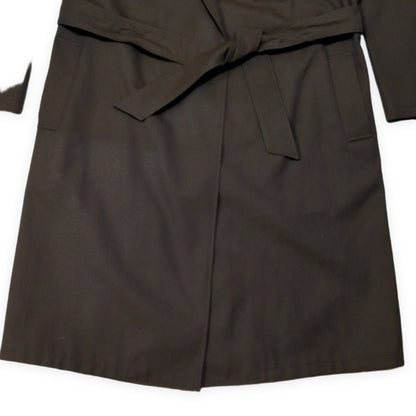 CARUSO per TOMORROWLAND Wool Cotton Wrap Coat Size 50/R