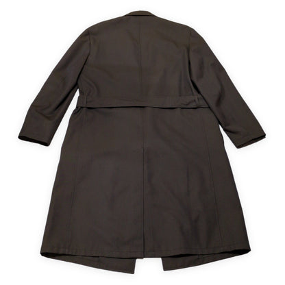 CARUSO per TOMORROWLAND Wool Cotton Wrap Coat Size 50/R