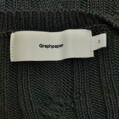 Graphpaper 22SS Suvin Cotton Cable Knit Sweater Size 2