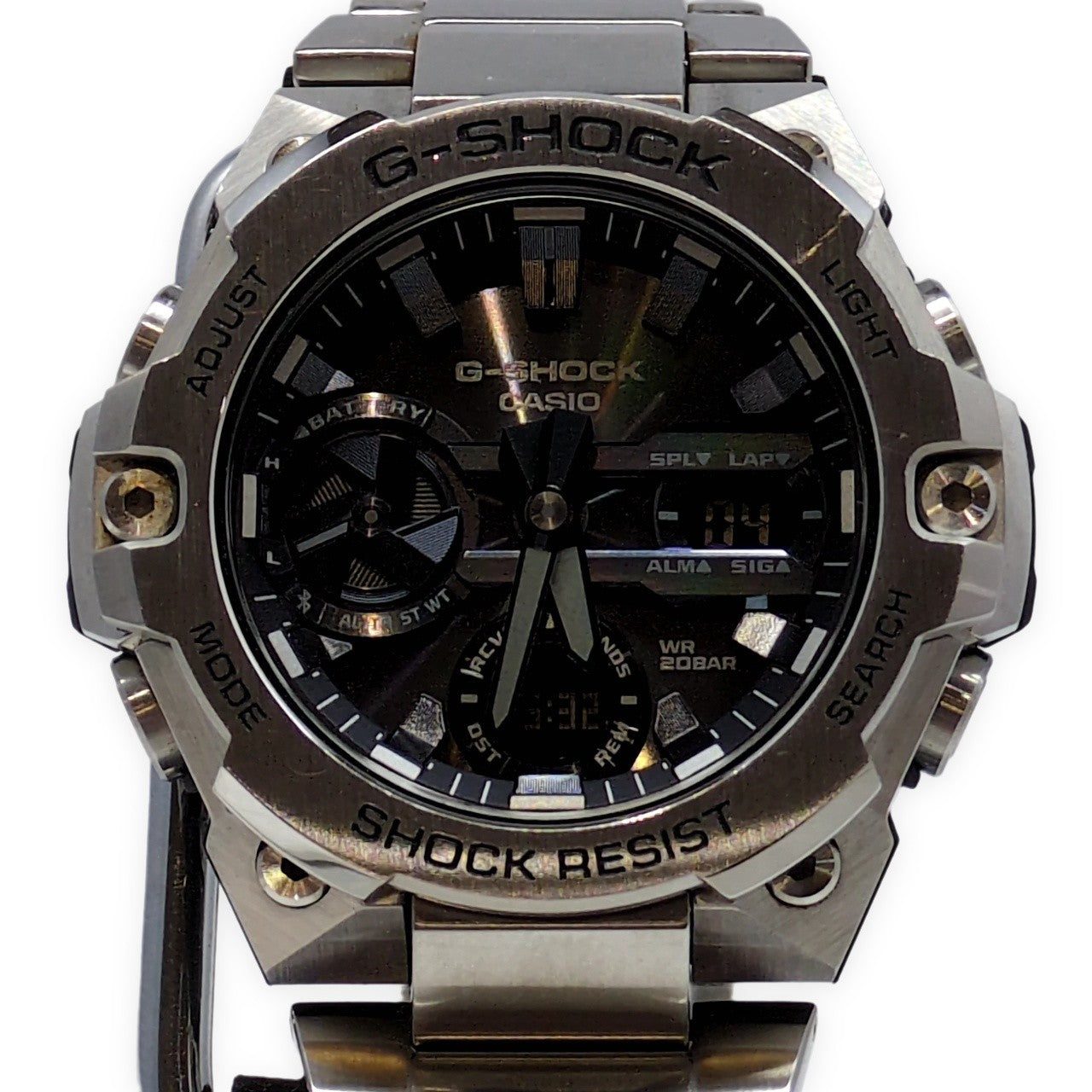 G-SHOCK CASIO GST-B400D-1A Watch Silver/Black Size ONE SIZE
