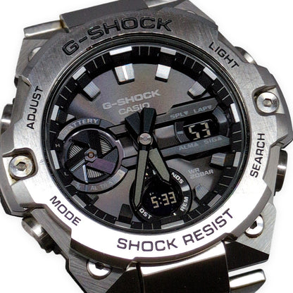 G-SHOCK CASIO GST-B400D-1A Watch Silver/Black Size ONE SIZE