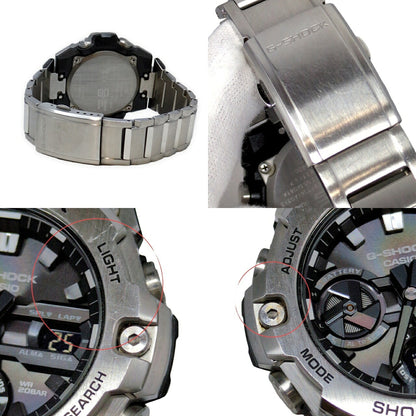 G-SHOCK CASIO GST-B400D-1A Watch Silver/Black Size ONE SIZE