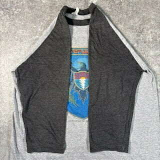 Grateful Dead 80s Vintage Stanley Raglan T-Shirt Size S
