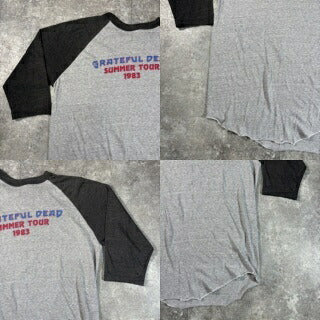 Grateful Dead 80s Vintage Stanley Raglan T-Shirt Size S