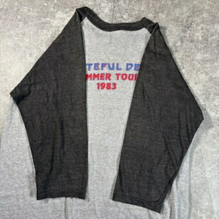 Grateful Dead 80s Vintage Stanley Raglan T-Shirt Size S