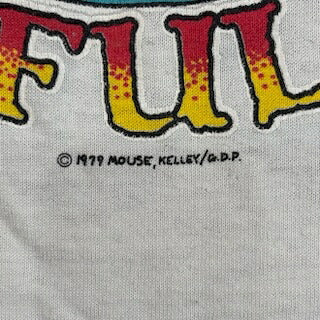 Grateful Dead 80s Vintage Tour Raglan T-Shirt White Size S