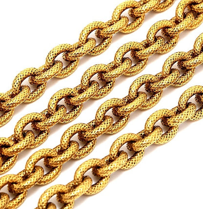 CHANEL Vintage Gold GP Coco Mark Fringe Size ONE SIZE