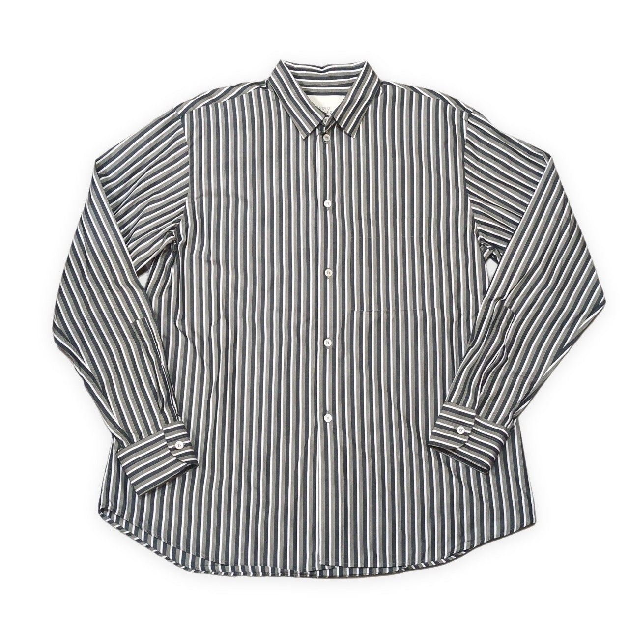 Studio Nicholson Hinko Broad Stripe Cotton Shirt Size S
