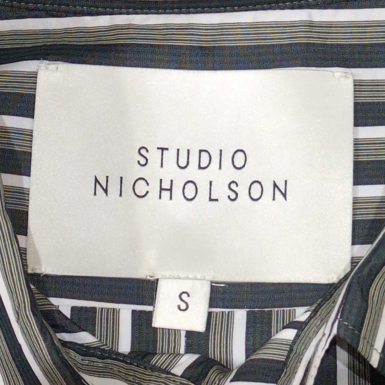 Studio Nicholson Hinko Broad Stripe Cotton Shirt Size S