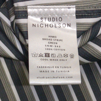 Studio Nicholson Hinko Broad Stripe Cotton Shirt Size S