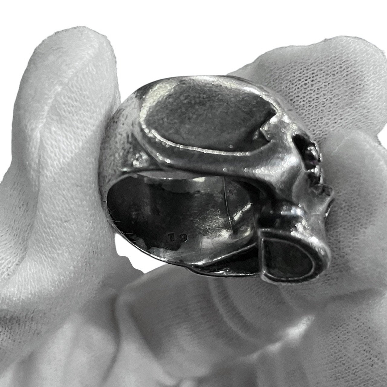 NUMBER NINE x JHM Archive Stone Eye Ring Silver Size 19