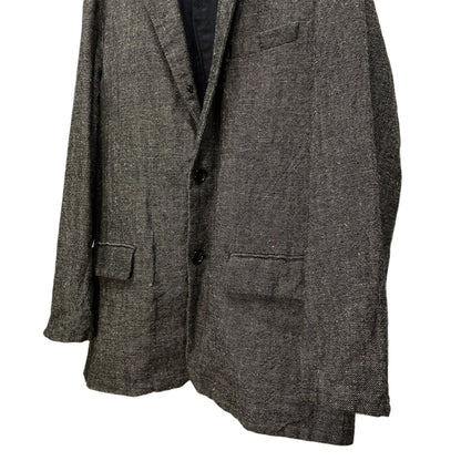 Graphpaper 19AW Wool Linen Tweed Blazer Gray Size 1