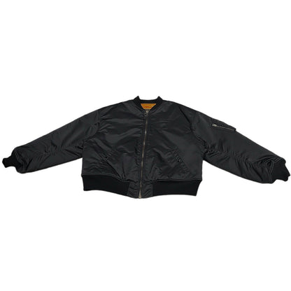 SAINT MICHAEL 24AW No Damage Reversible Jacket Black Size M