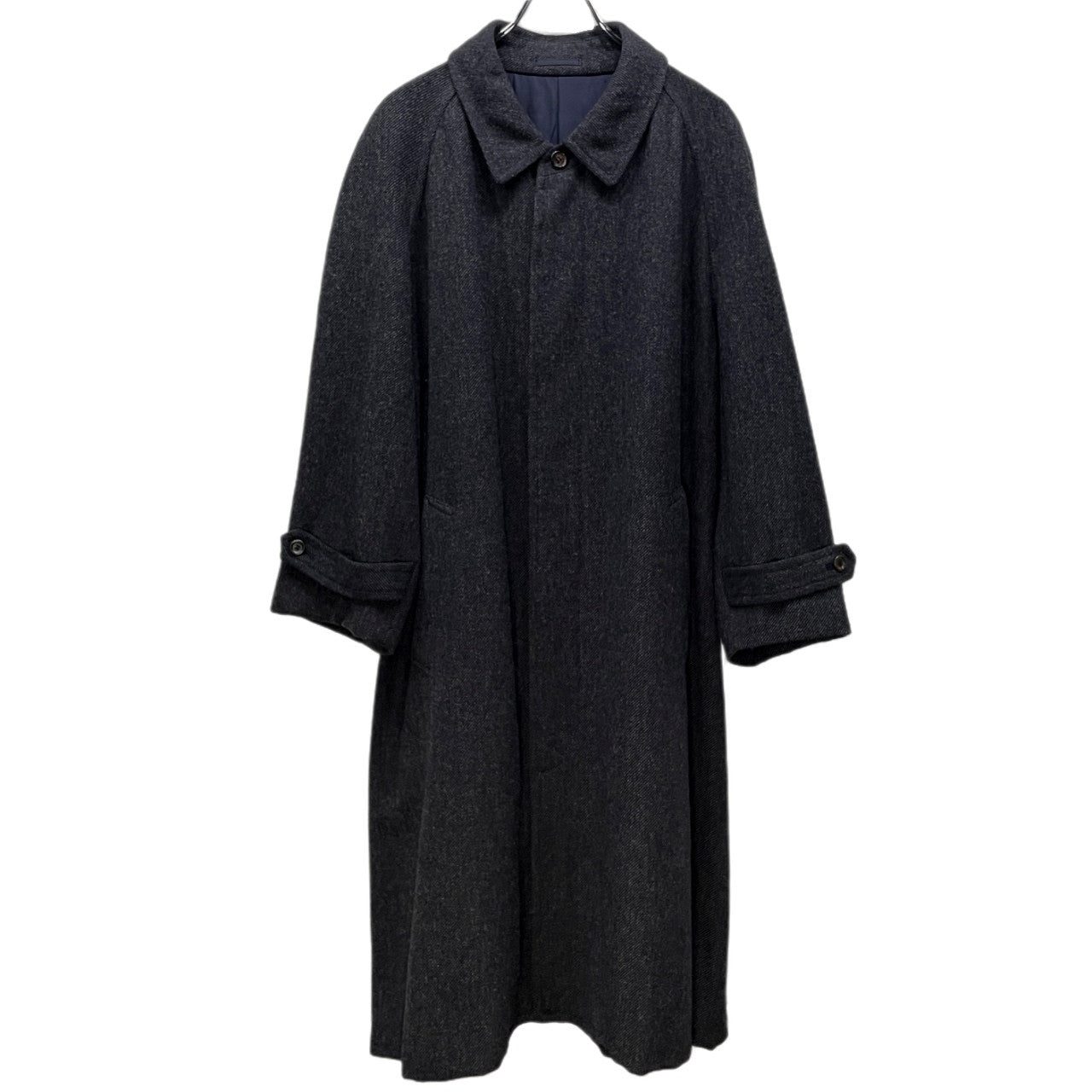 Comme des Garcons Wool Tweed Balmacaan Coat Archive Size M
