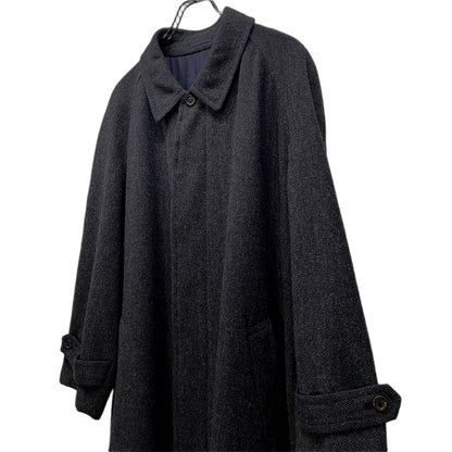 Comme des Garcons Wool Tweed Balmacaan Coat Archive Size M