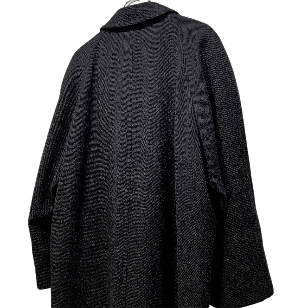 Comme des Garcons Wool Tweed Balmacaan Coat Archive Size M