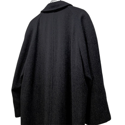 Comme des Garcons Wool Tweed Balmacaan Coat Archive Size M