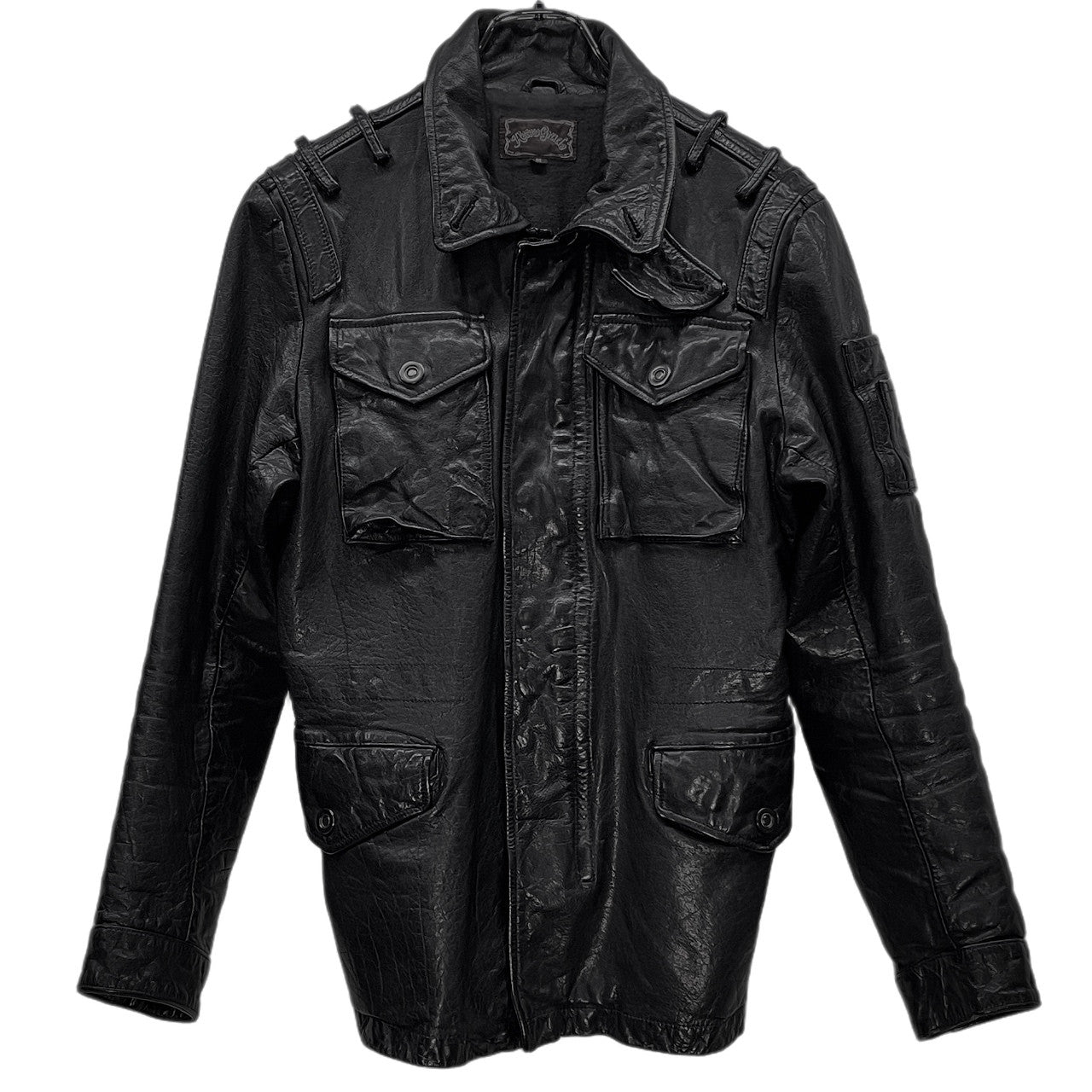 Vintage RETRO GRADE Black Leather Riders Jacket Size M