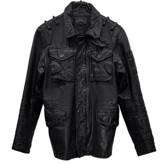 Vintage RETRO GRADE Black Leather Riders Jacket Size M