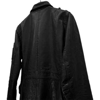 Vintage RETRO GRADE Black Leather Riders Jacket Size M