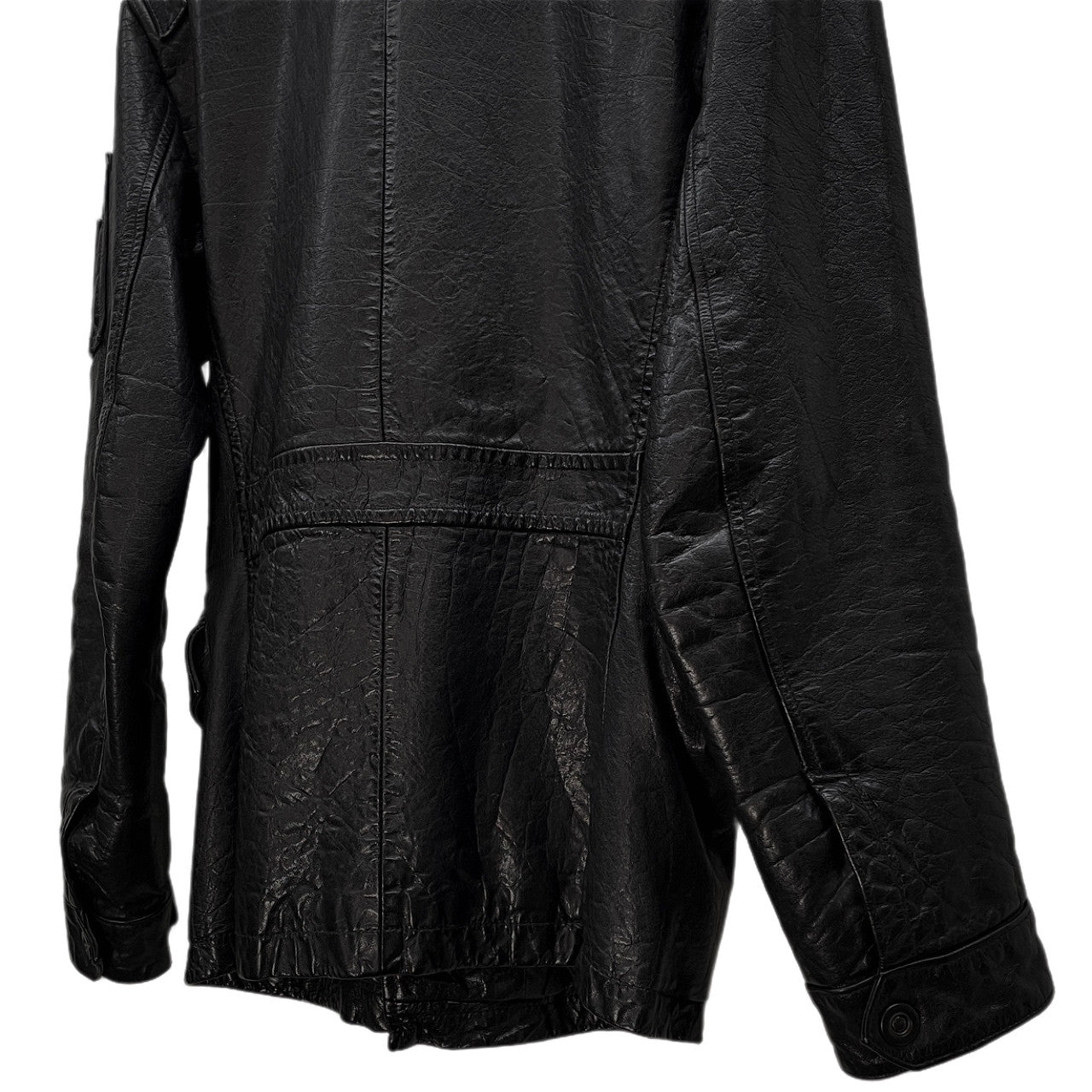 Vintage RETRO GRADE Black Leather Riders Jacket Size M